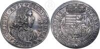 RDR Habsburg 1/2 Taler 1/2 Reichstaler Hall - Erzherzog Ferdinand Karl, 1632-1662 - selten -