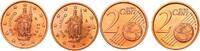 San Marino 4 Cent Kursmünzen 2 x 2 Cent -