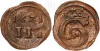 Stadt Göttingen Kipper 3 Pfennig -