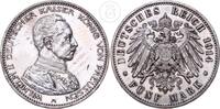 Preußen 5 Mark Wilhelm II -