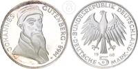 Deutschland BRD 5 Mark 5 Deutsche Mark - 500. Todestag von Johannes Gutenberg -