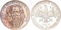Deutschland BRD 5 DM 5 Deutsche Mark - 200. Geburtstag von Wilhelm und Alexander von Humboldt -