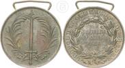 Tragbare Bronzemedaille 1849 Baden Dem Tapferen Befreiungsheer - Leopold ss, etwas korrodiert