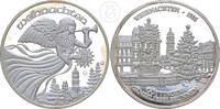 Silbermedaille 1986 Deutschland BRD - Göttingen Weihnachten - Weihnachtsmotiv PP in Kapsel, im Etui