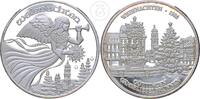 Silbermedaille 1986 Deutschland BRD - Göttingen Weihnachten - Weihnachtsmotiv PP in Kapsel, im Etui