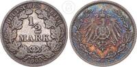 Deutsches Kaiserreich 1/2 Mark 1/2 Reichsmark -