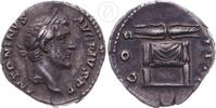 Denar 145-161 Römische Kaiserzeit Denarius Rom - Antoninus Pius (138-161) ss, kleine Flecken und Kratzer