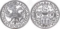 Göttingen Silbermedaille Neuprägung - Moneta Nova Gottingensis 1660 -