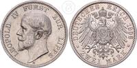 Deutsches Kaiserreich - Lippe 2 Mark Leopold IV. 1904-1918 -