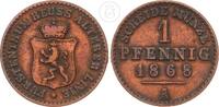 Fürstentum Reuss - ältere Linie 1 Pfennig Heinrich XIV. 1867-1913 -