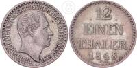 Mecklenburg Schwerin 12 Einen Thaler Friedrich Franz II. - 1/12 Taler -