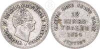Braunschweig-Calenberg-Hannover 1/12 Thaler mit altem Sammlerzettel - 12 Einen Thaler Wilhelm IV. -