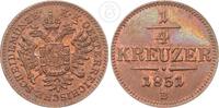 Österreich 1/4 Kreuzer 1851 B Franz Joseph I. 1848-1916 vz 18.77 US$ Tax included +  11.73 US$ shipping