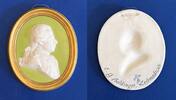 Deutschland - Göttingen Porzelllanmedaille Professoren der Universität Göttingen - E. G. Baldinger, Leibmedicus -