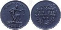 Deutschland Medaille In Eiserner Zeit 1916 Gold gab ich zur Wehr Eisen nahm ich zur Ehr -