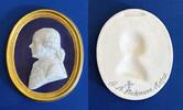 Deutschland - Göttingen Porzelllanmedaille Professoren der Universität Göttingen - Johann Beckmann, Hofrat -
