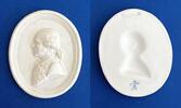 Deutschland - Göttingen Porzelllanmedaille Professoren der Universität Göttingen - Johann Beckmann, Hofrat -