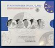 Deutschland BRD 5x 10 Euro Offizieller Blister mit 10 Euro Gedenkmünzen - polierte Platte / Spiegelglanz -