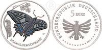 Deutschland BRD 5 Euro 5 € Gedenkmünze - Schwalbenschwanz (Farbdruck) -