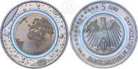 Deutschland BRD 5 Euro 5 € Gedenkmünze - Planet Erde - Blauer Planet -