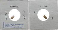USA Nugget Goldnugget - Feather River California - Gewicht unter 0,1 g -