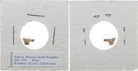 USA Nugget Goldnugget - Feather River California - Gewicht unter 0,1 g -