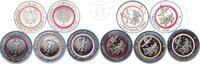 Deutschland BRD 5 x 5 Euro 5 x5 € Gedenkmünzen Set A D F G J - Tropische Zone - Serie Klimazonen der Erde -