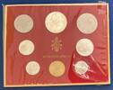 Vatikanstadt 688 Lire Vatikan KMS - offizieller Kursmünzensatz 1 Lira bis 500 Lira -