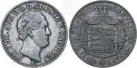 Sachsen 1/6 Taler Albertinische Linie - König Friedrich August II. (1836-1854) -