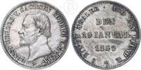 Sachsen-Coburg-Gotha 1/6 Taler Sachsen Coburg Gotha Ernst II. (1844-1893) -