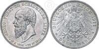 Schaumburg Lippe 3 Mark Schaumburg-Lippe 3 Reichsmark Fürst Georg (1893-1911) -