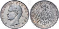 Deutsches Kaiserreich - Bayern 3 Mark 3 Reichsmark König Otto (1886-1913) -