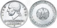 Deutschland - Weimar 3 Mark Weimarer Republik - 3 Reichsmark Lessing -