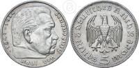 Drittes Reich 5 Reichsmark 5 Reichsmark Paul von Hindenburg -
