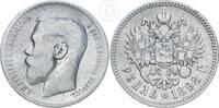 Rußland 1 Rubel Zar Nikolaus II. -