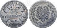 Deutsches Kaiserreich 50 Pfennig 50 Reichspfennig kleiner Adler -