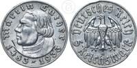 Deutschland - Drittes Reich 5 Mark 5 Reichsmark Luther -