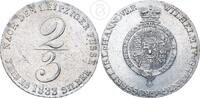 Braunschweig-Calenberg-Hannover 2/3 Taler 1833 Wilhelm IV. (1830-1837) s... 161.66 US$  +  80.83 US$ shipping