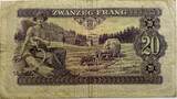 Luxemburg twenty frank 1943 VF