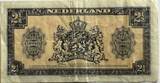 Nederland 2,5 gulden 1945 enkele kleine gaatjes VF