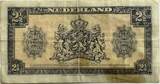 Nederland 2,5 gulden 1945 vlek VF