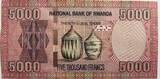 Rwanda 5000 franc 2014 UNC
