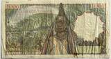 French West-Africa 1000 franc 1950 some stains VF