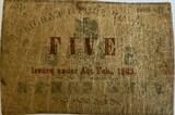 South-Carolina five cent 1863 VF