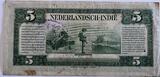 Nederlands-Indië vijf gulden 1943 VF