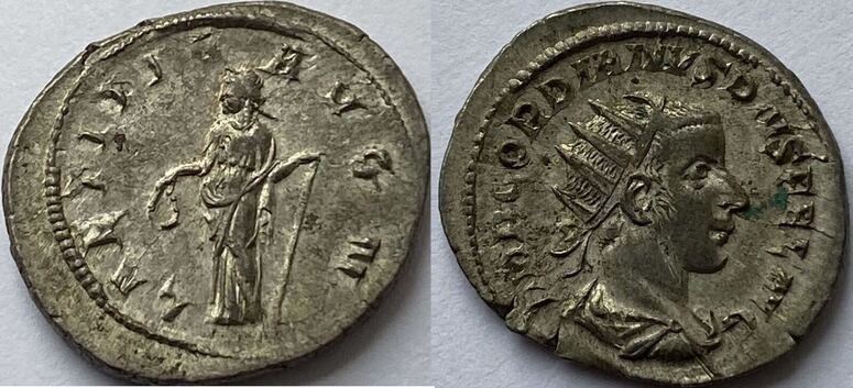 Roman Empire antonian ND Gordanian III (238-244) XF | MA-Shops