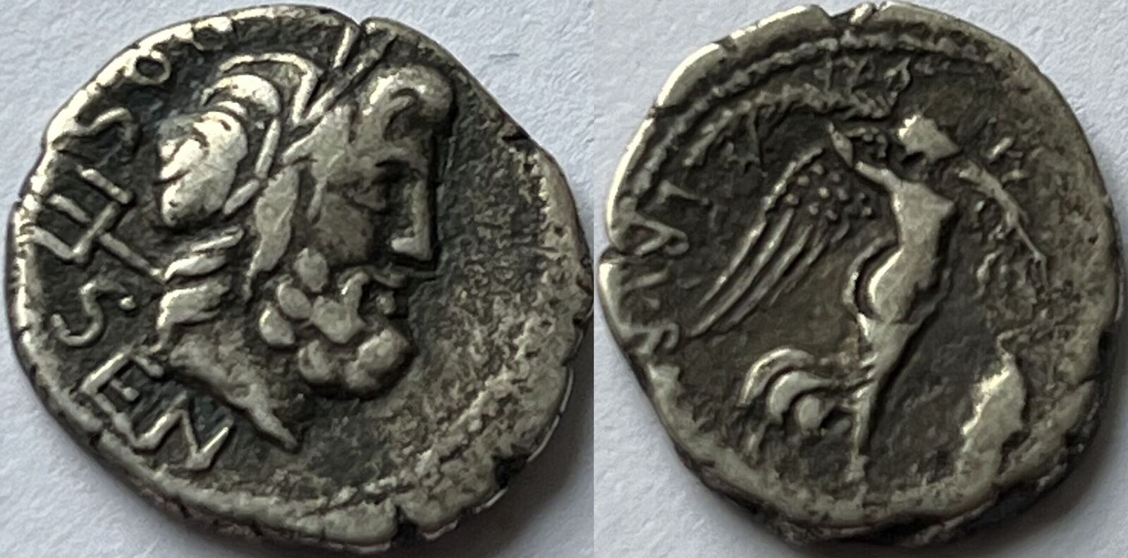 Roman Republic quanarius 87 BC L.Rubrius Dossenus VF | MA-Shops