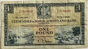 Schotland one pound -