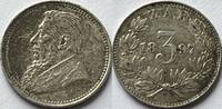 South-Africa three pence attractive patina -