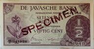 Nederlands-Indië 1/2e gulden rare specimen -